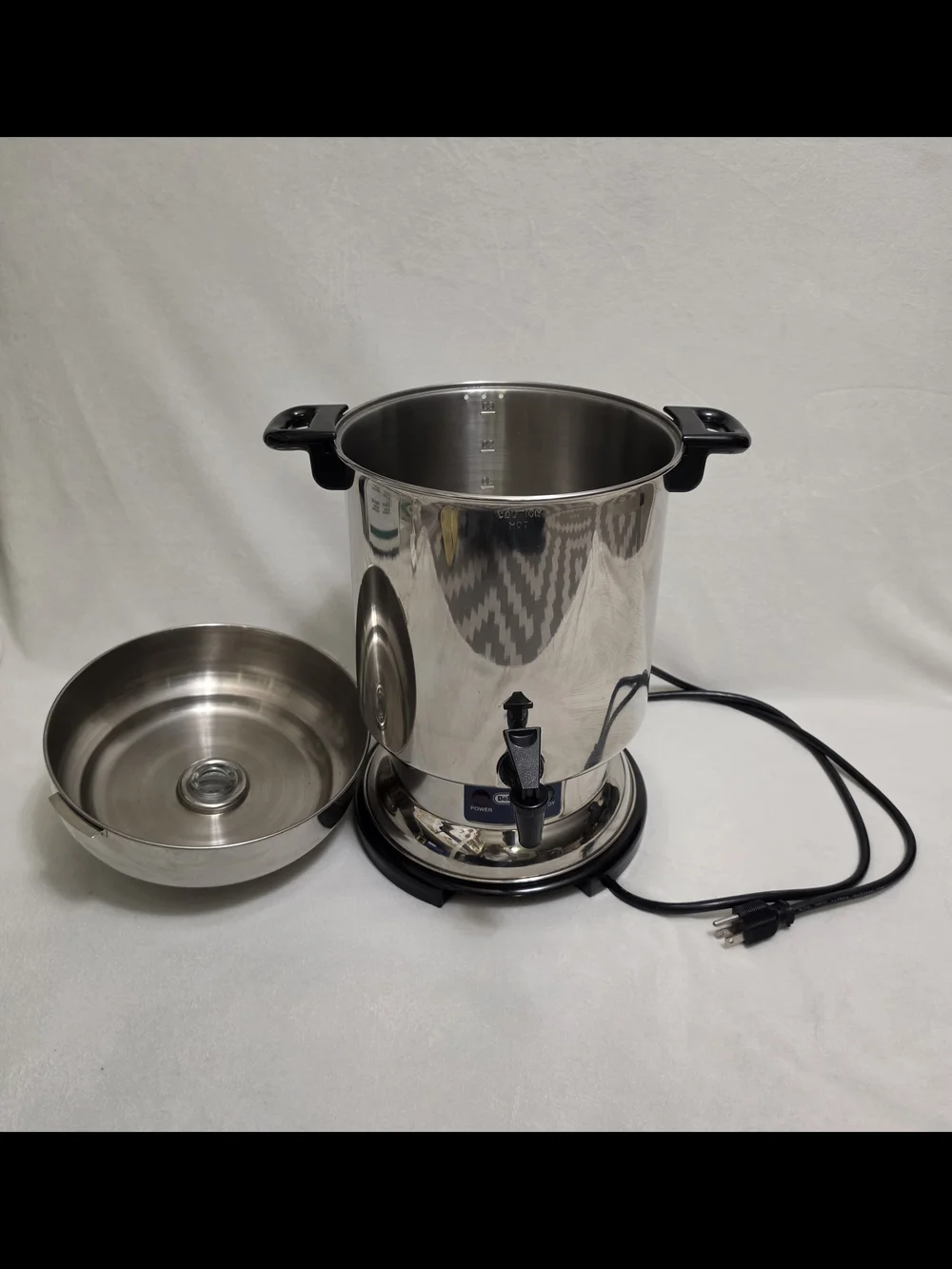Electric Coffee Urn with Dispensing Spigot - Silver